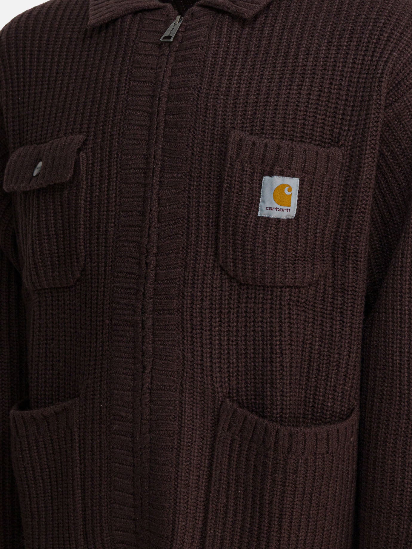 Quilted & Utility Jackets Logo  Brown - Carhartt WIP Men | PDP | VIETTI Online Store | thumbnail_4