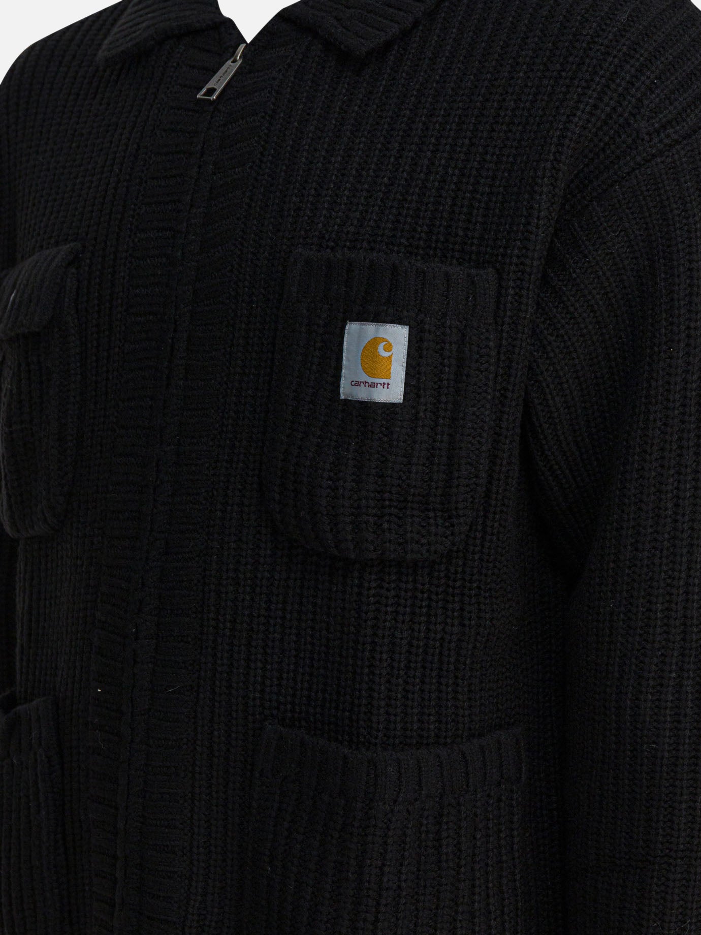 Quilted & Utility Jackets Logo  Black - Carhartt WIP Men | PDP | VIETTI Online Store | thumbnail_4
