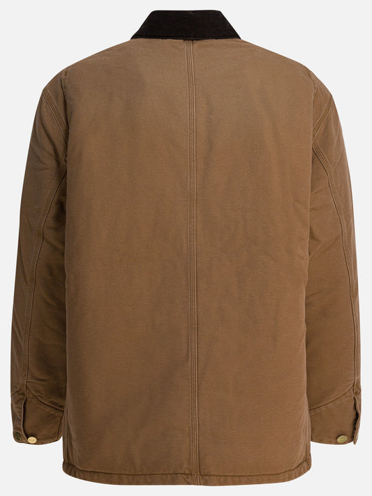 Short coats Logo  Brown - Carhartt WIP Men | PLP | VIETTI Online Store | 2
