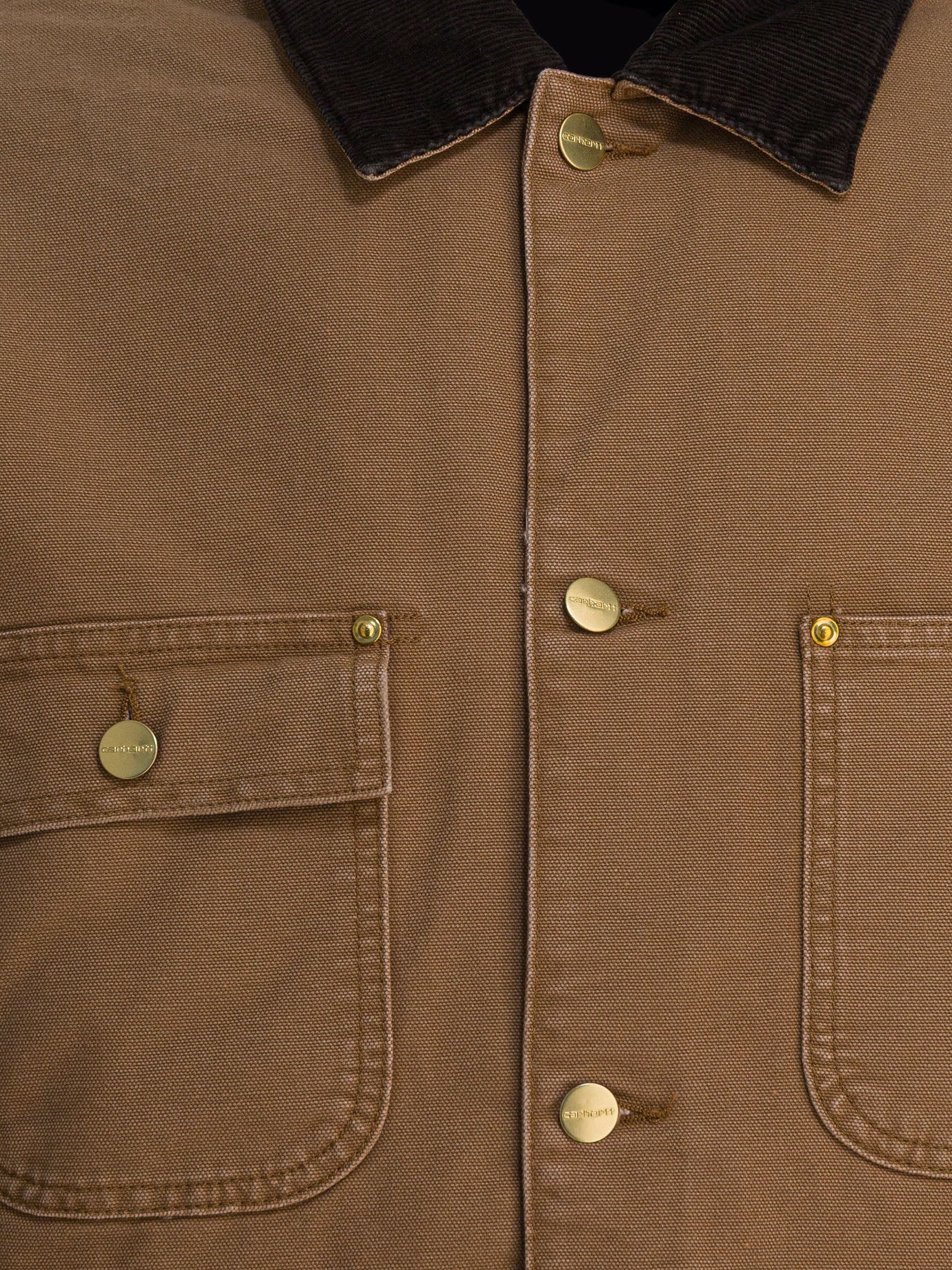 Short coats Logo  Brown - Carhartt WIP Men | PDP | VIETTI Online Store | thumbnail_3