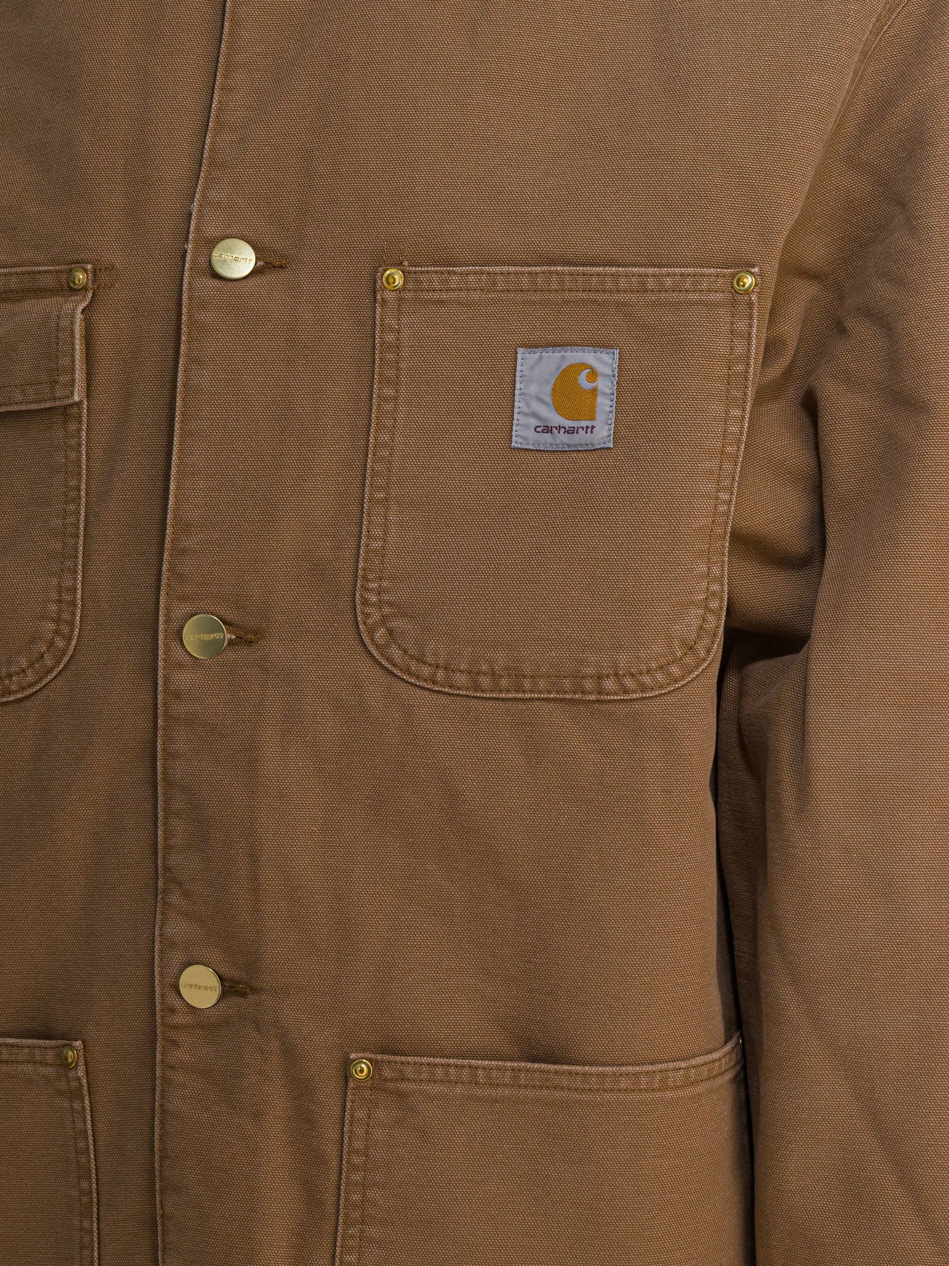 Short coats Logo  Brown - Carhartt WIP Men | PDP | VIETTI Online Store | thumbnail_4