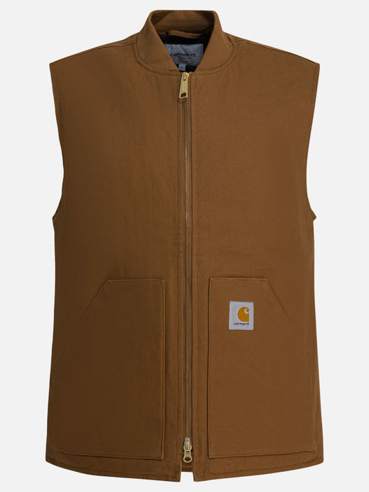 Vest jackets Logo  Brown - Carhartt WIP Men | PLP | VIETTI Online Store 
