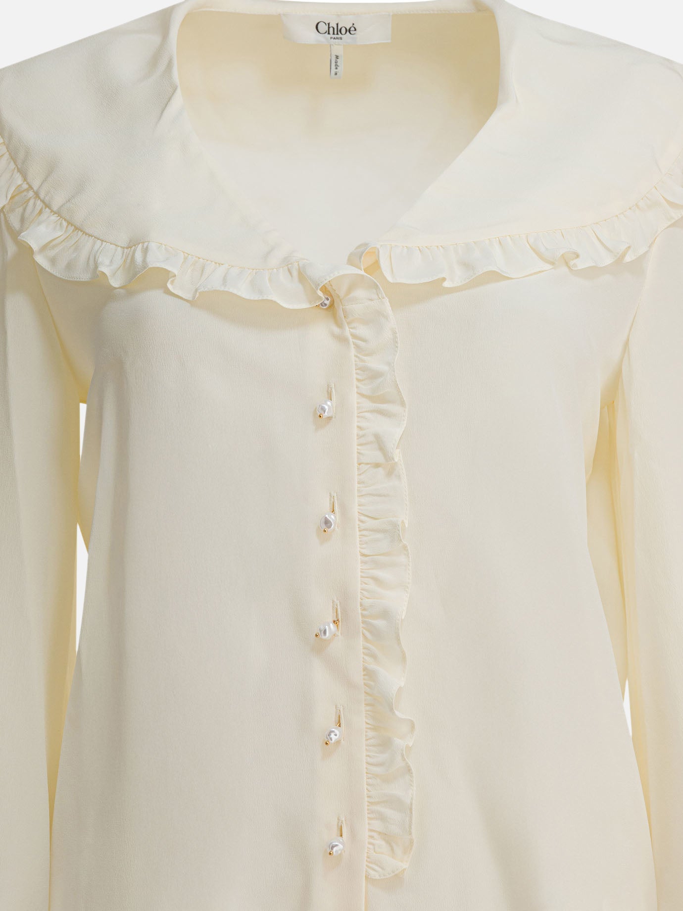 Blouses Solid colour  Yellow - Chloé Women | PDP | VIETTI Online Store | Zoom-Modal_3
