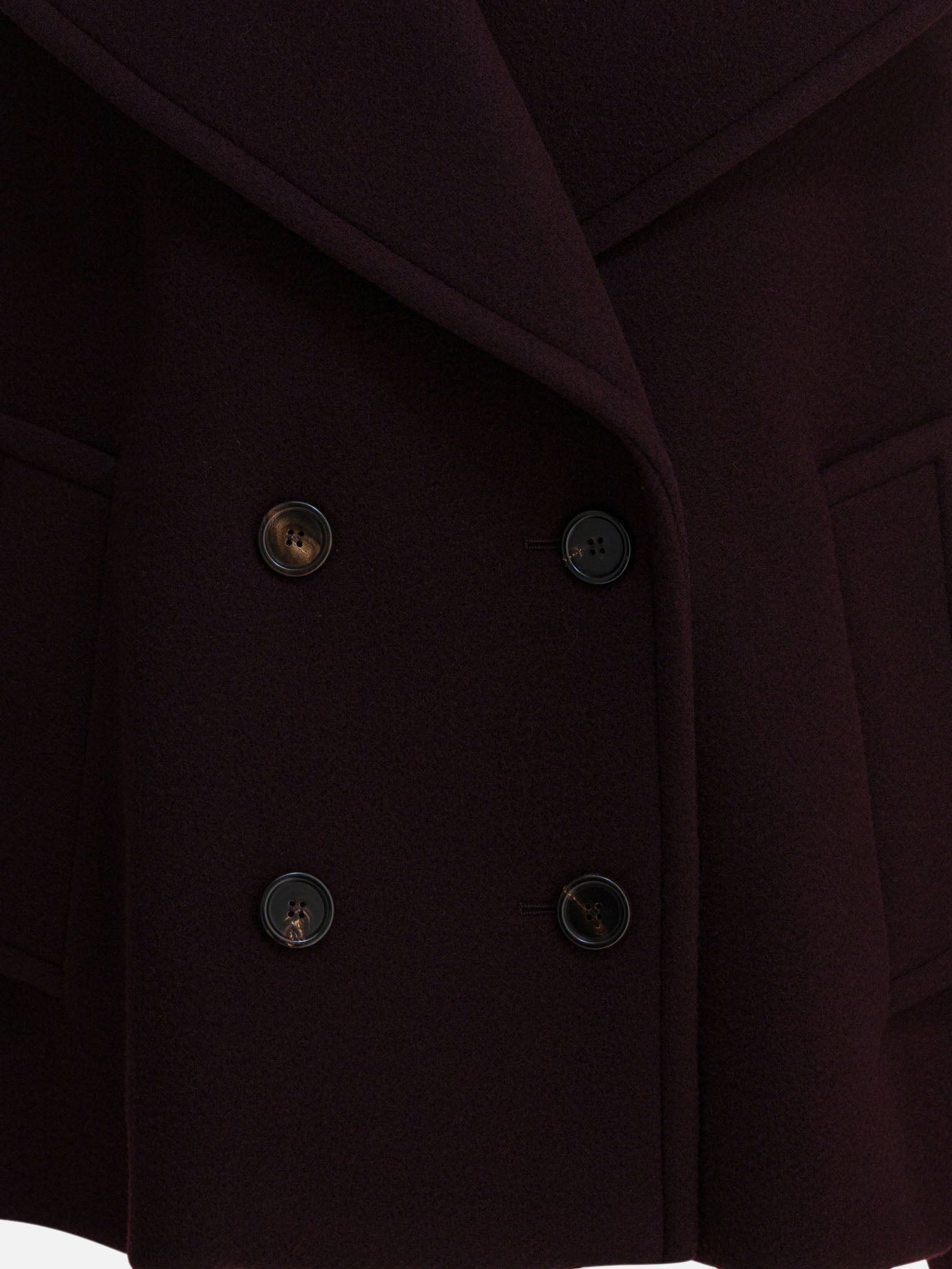 Short coats Solid colour  Bordeaux - Chloé Women | PDP | VIETTI Online Store | Zoom-Modal_3
