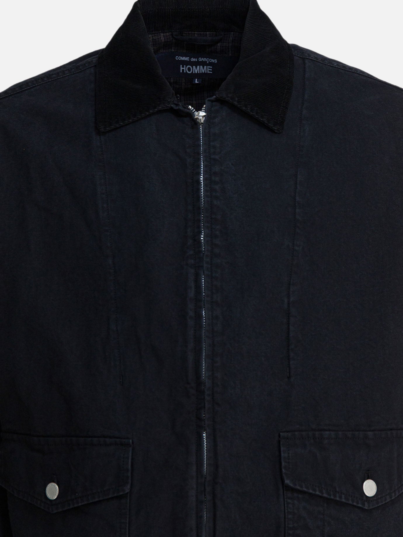 Denim jackets Solid colour  Black - Comme Des Garçons Homme Men | PDP | VIETTI Online Store | thumbnail_3
