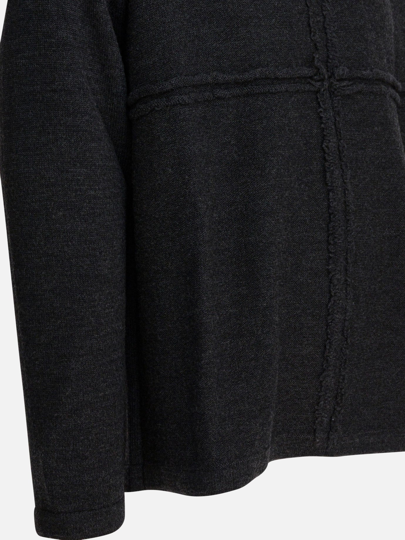 Crewneck sweaters Textured knit  Grey - Comme Des Garçons Homme Men | PDP | VIETTI Online Store | Zoom-Modal_4
