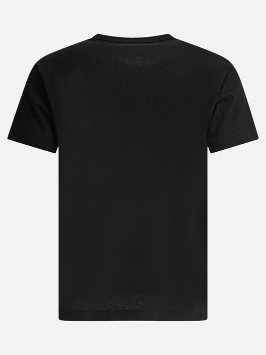 Crewneck t-shirts Logo  Black - Comme Des Garçons Play Men | PLP | VIETTI Online Store | 2

