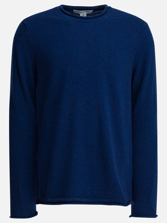 Crewneck sweaters Solid colour  Blue - Comme Des Garçons Shirt Men | PLP | VIETTI Online Store 
