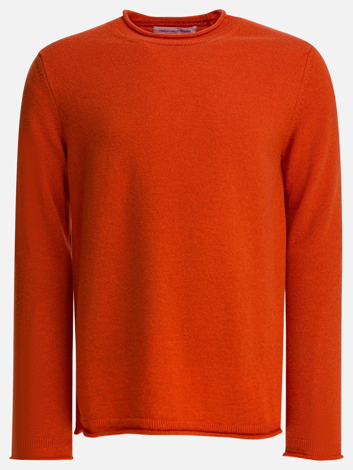 Crewneck sweaters Solid colour  Orange - Comme Des Garçons Shirt Men | PDP | VIETTI Online Store | Zoom-Modal
