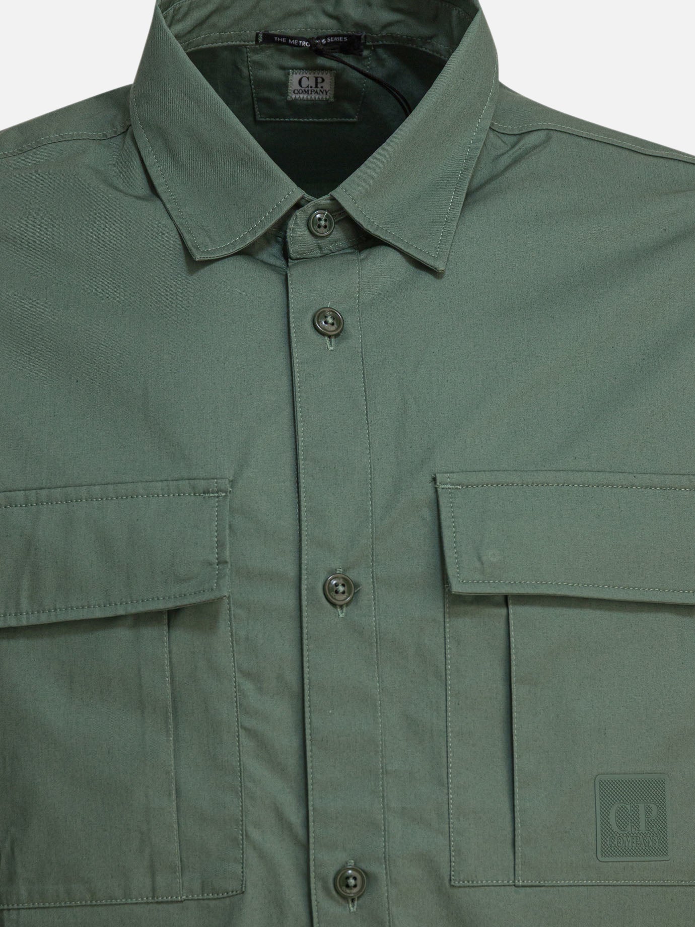 Casual shirts Tinta unita  Green - C.P. Company Men | PDP | VIETTI Online Store | thumbnail_3