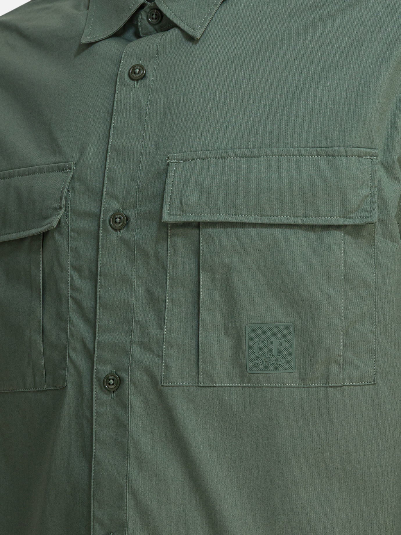 Casual shirts Tinta unita  Green - C.P. Company Men | PDP | VIETTI Online Store | thumbnail_4