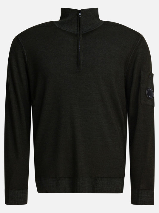 Half zip sweaters Solid colour  Grey - C.P. Company Men | PDP | VIETTI Online Store 
