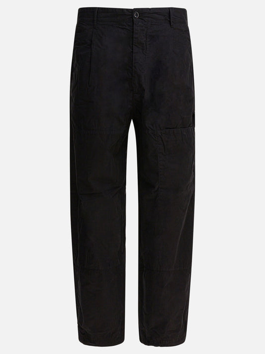 Cargo & parachute trousers Logo  Black - C.P. Company Men | PLP | VIETTI Online Store 
