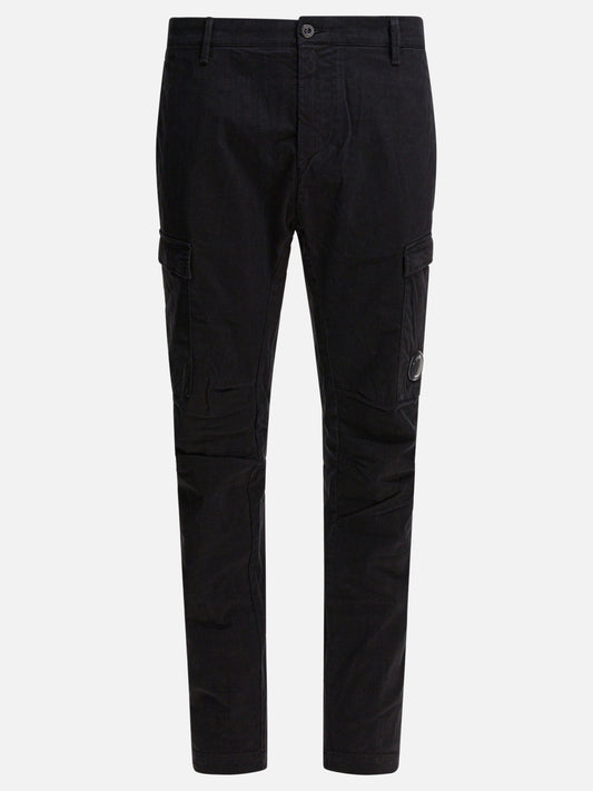 Cargo & parachute trousers Logo  Black - C.P. Company Men | PLP | VIETTI Online Store 
