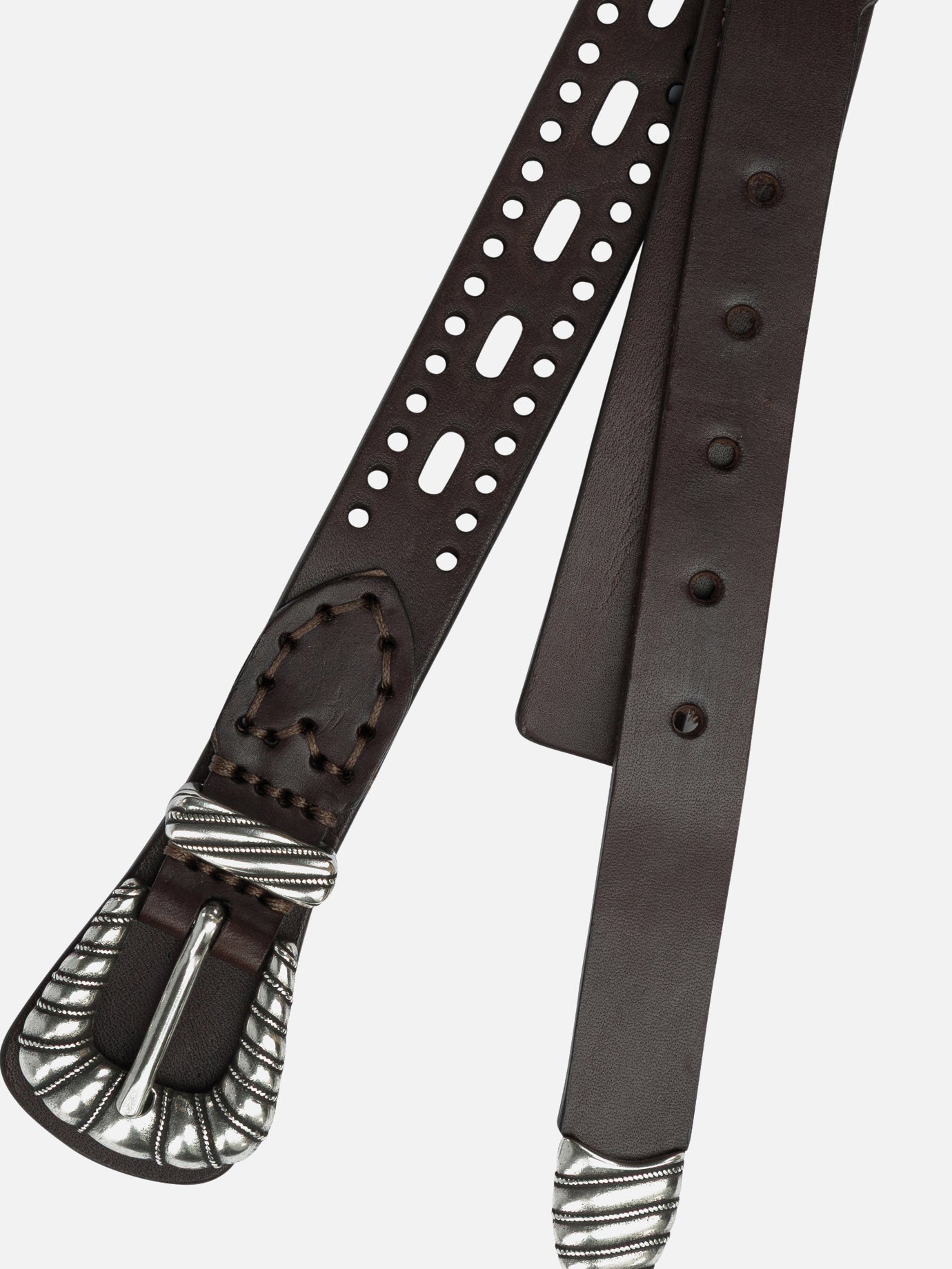 Leather belts 100% calf leather  Brown - Etro Women | PDP | VIETTI Online Store | thumbnail_2