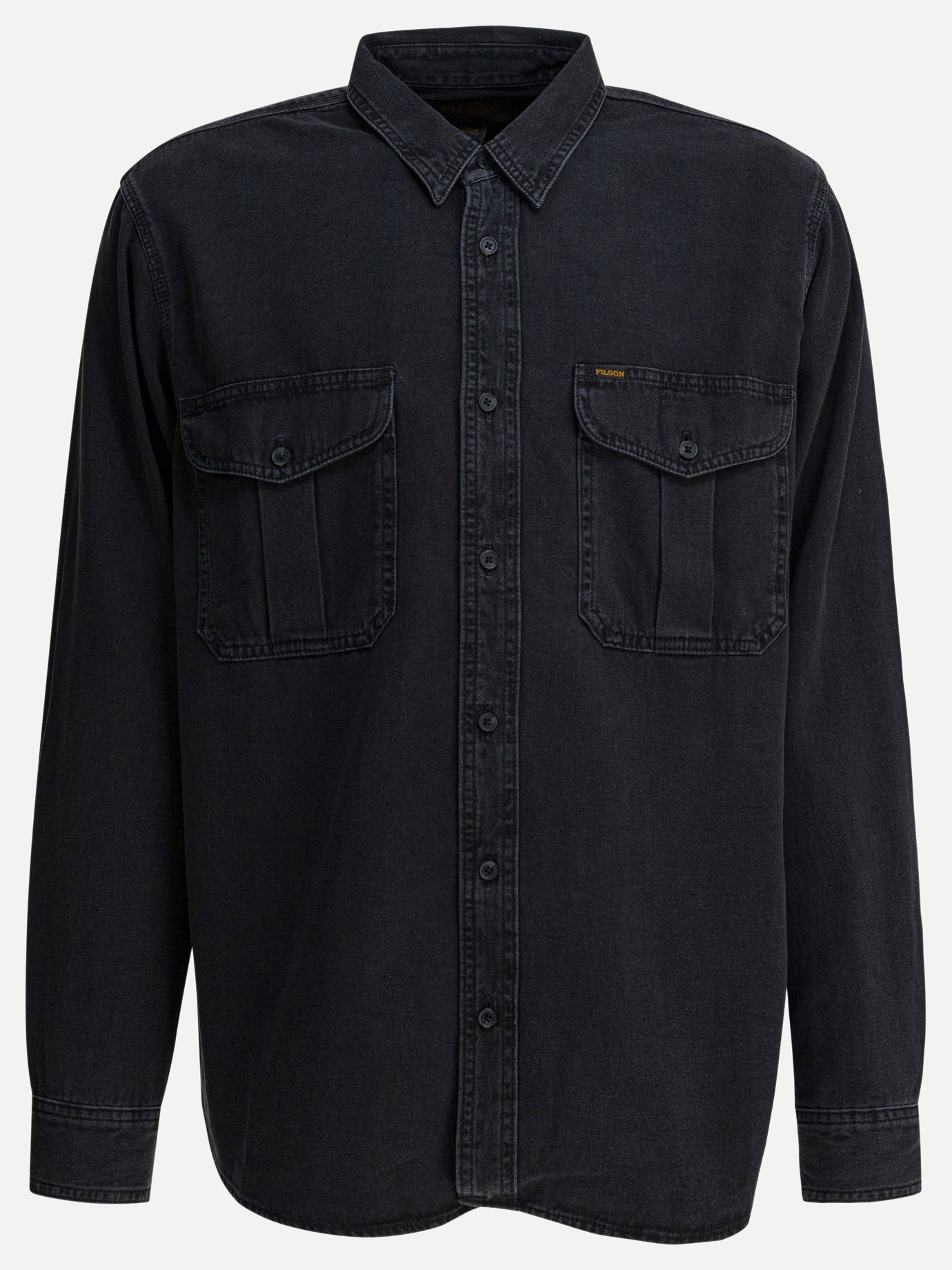 Overshirt jackets Solid colour  Black - Filson Men | PDP | VIETTI Online Store | thumbnail
