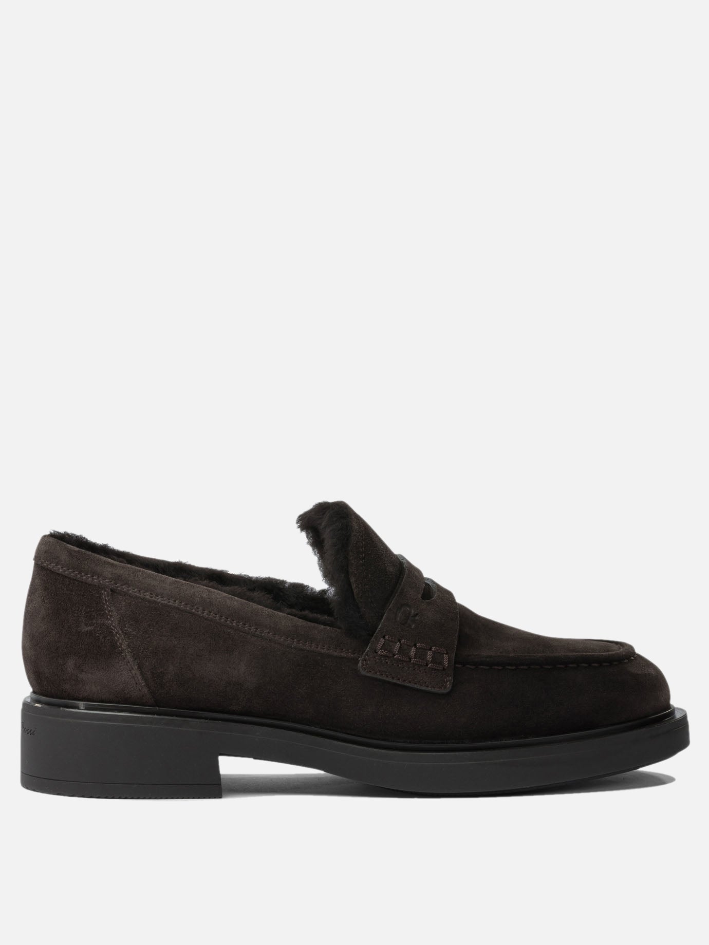 Loafers 100% calf leather - 100% rubber  Brown - Gianvito Rossi Women | PDP | VIETTI Online Store | thumbnail