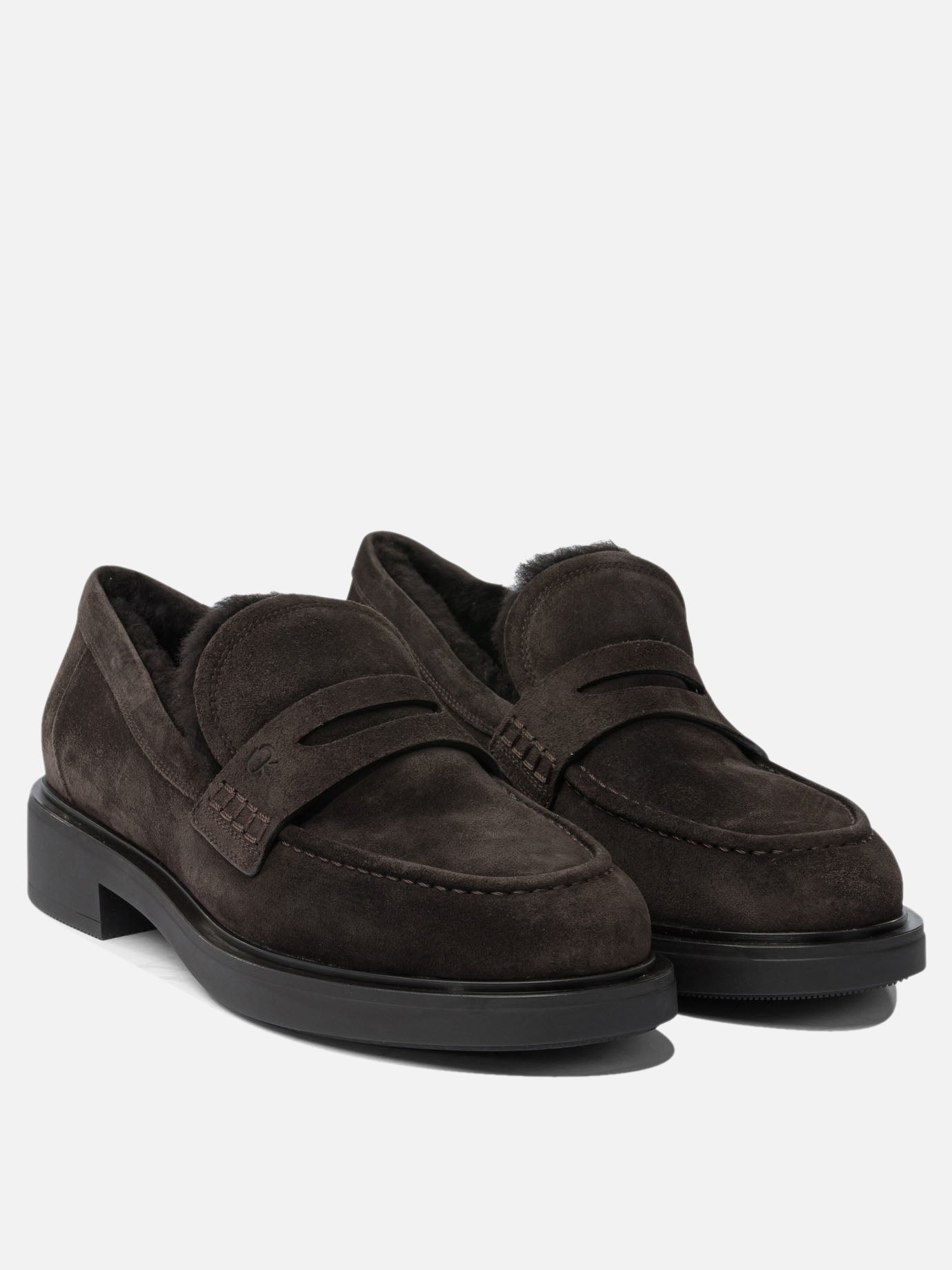 Loafers 100% calf leather - 100% rubber  Brown - Gianvito Rossi Women | PDP | VIETTI Online Store | thumbnail_2