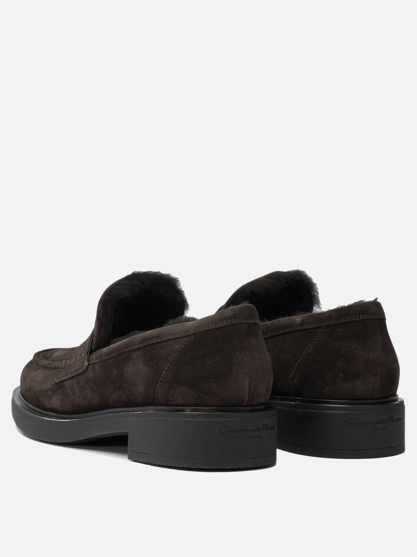 Loafers 100% calf leather - 100% rubber  Brown - Gianvito Rossi Women | PDP | VIETTI Online Store | Zoom-Modal_4
