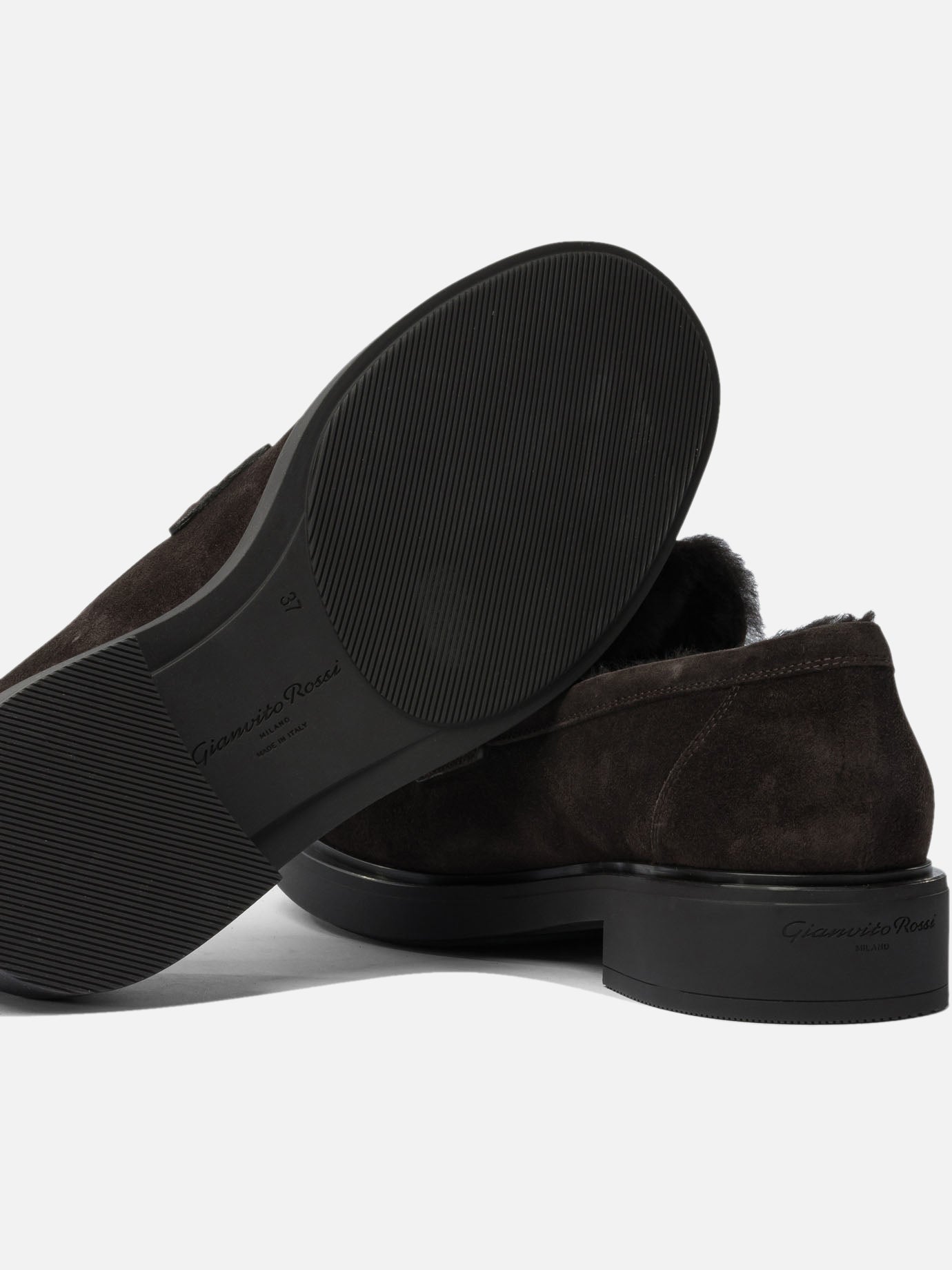 Loafers 100% calf leather - 100% rubber  Brown - Gianvito Rossi Women | PDP | VIETTI Online Store | Zoom-Modal_5
