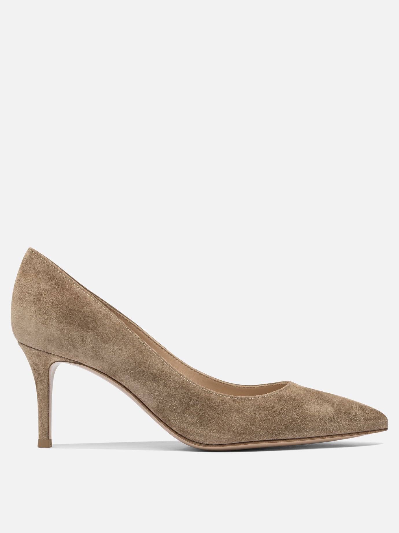 Pumps 100% suede - 100% leather  Beige - Gianvito Rossi Women | PDP | VIETTI Online Store | thumbnail