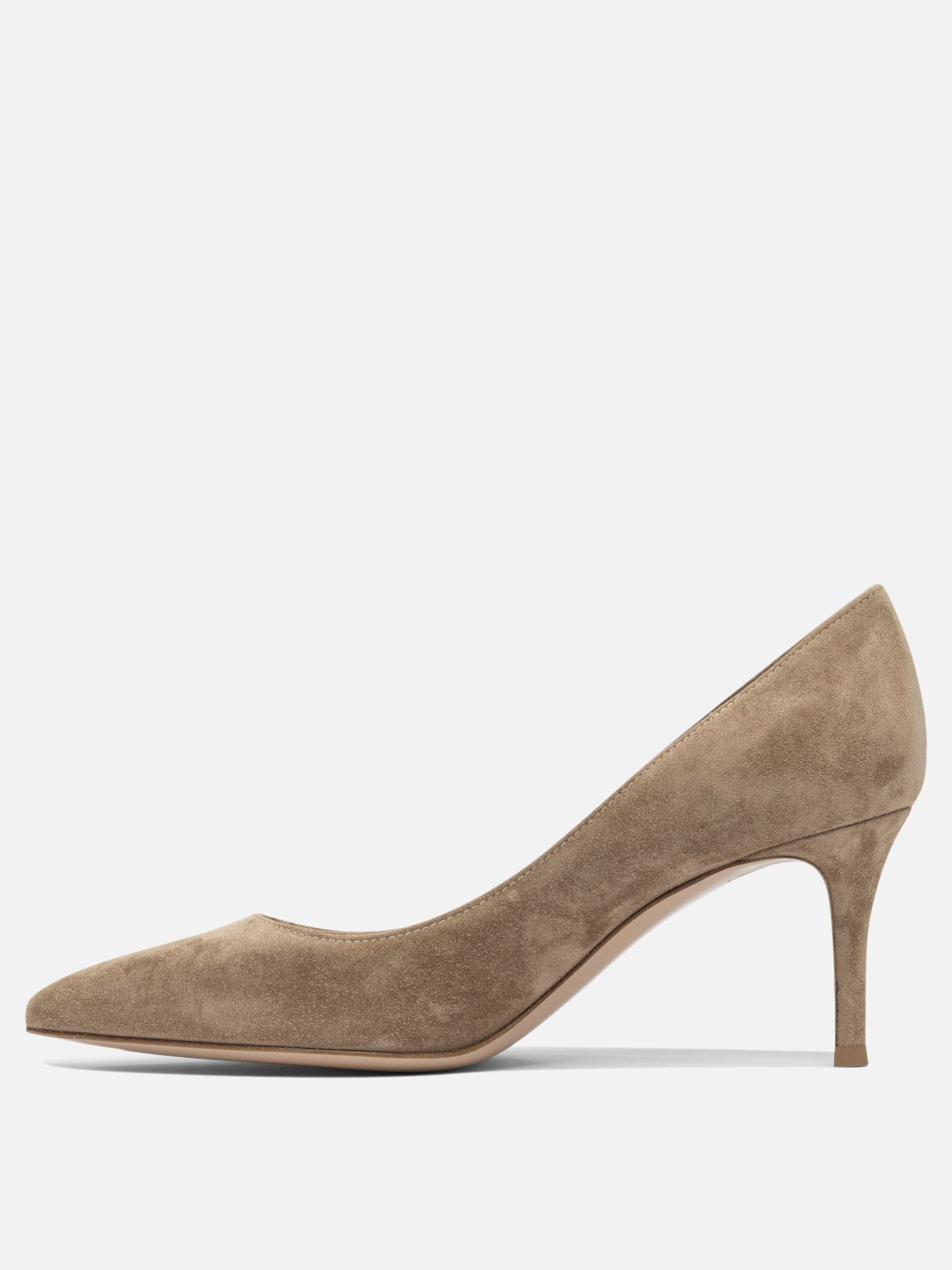Pumps 100% suede - 100% leather  Beige - Gianvito Rossi Women | PDP | VIETTI Online Store | thumbnail_3