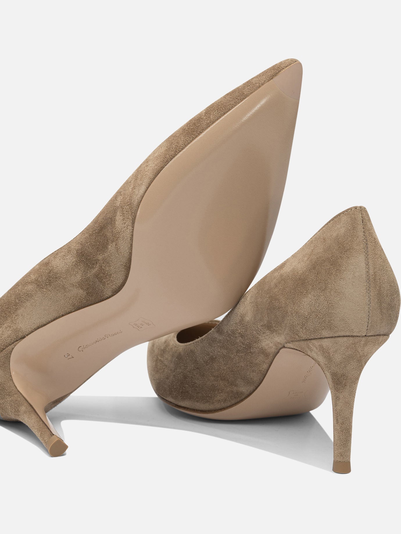 Pumps 100% suede - 100% leather  Beige - Gianvito Rossi Women | PDP | VIETTI Online Store | Zoom-Modal_5
