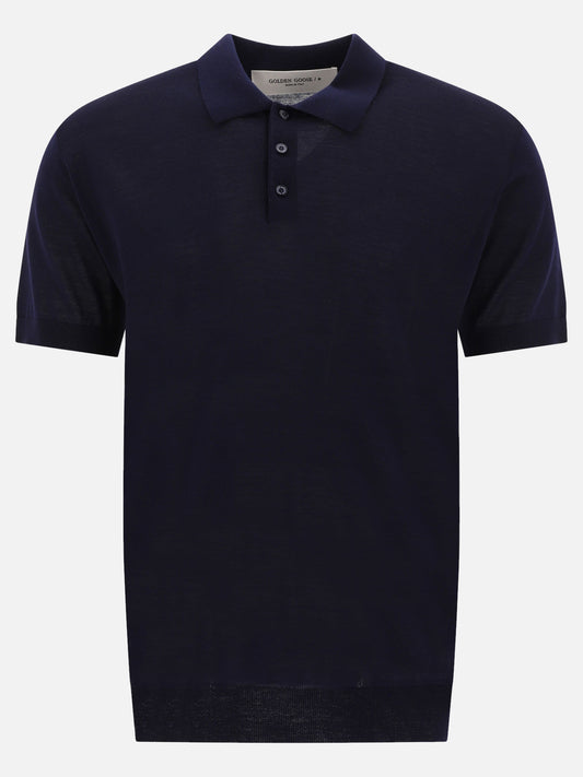 Golden Goose Merino wool polo shirt 14474345_M Black 1