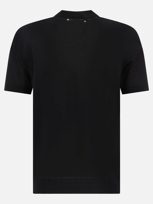 Golden Goose Merino wool polo shirt 13776234_M Black 2