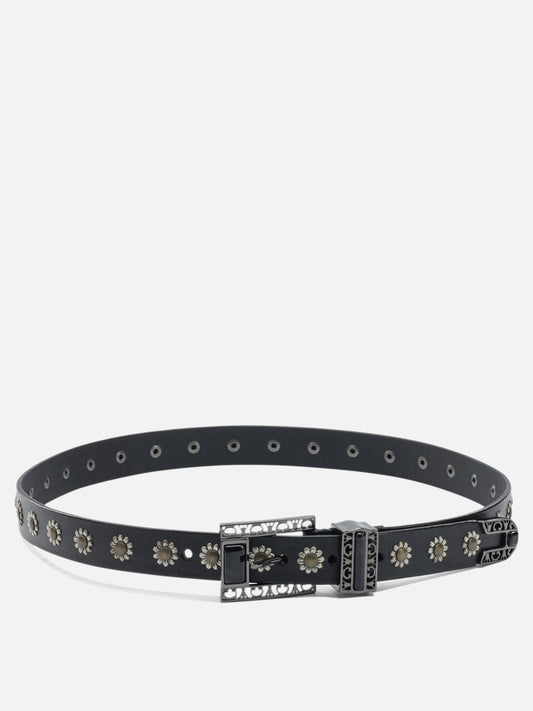 Leather belts Solid colour  Black - Golden Goose Women | PLP | VIETTI Online Store 
