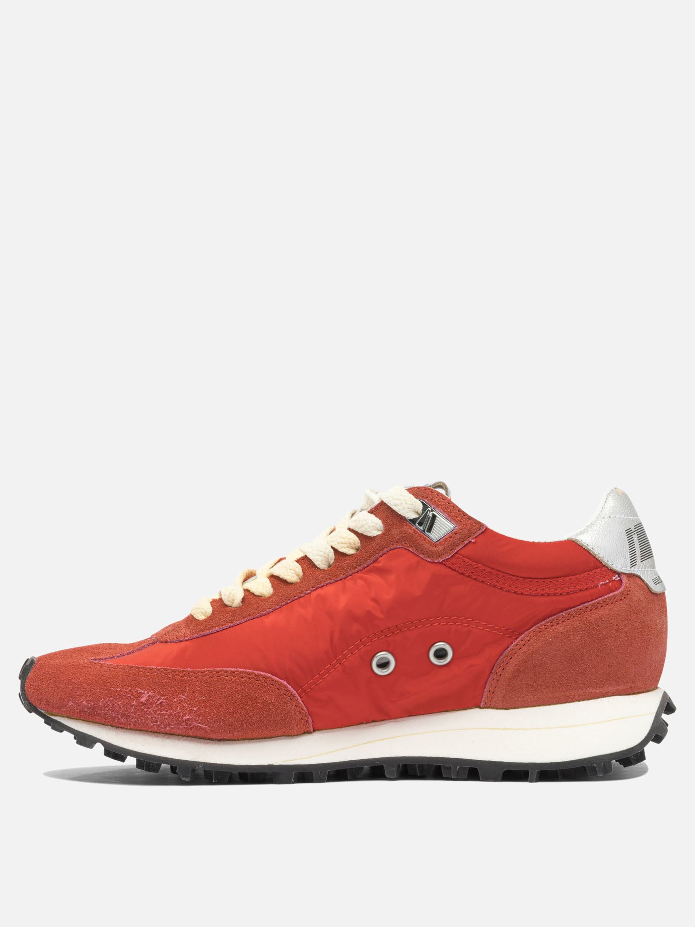 Low top sneakers 47% cow leather 38% polyamide 15% goat leather - 100% rubber  Red - Golden Goose Women | PDP | VIETTI Online Store | thumbnail_3