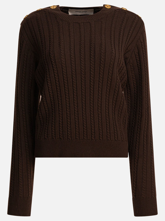 Crewneck sweaters Solid colour  Brown - Golden Goose Women | PLP | VIETTI Online Store 
