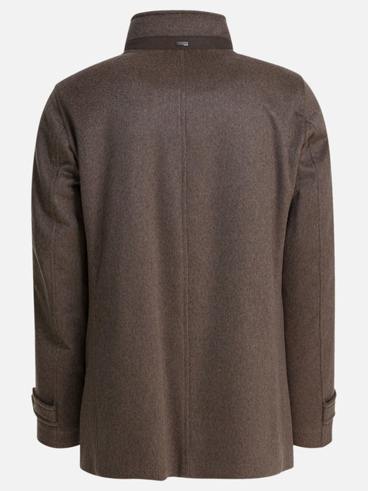 Long coats Solid colour  Brown - Herno Men | PLP | VIETTI Online Store | 2
