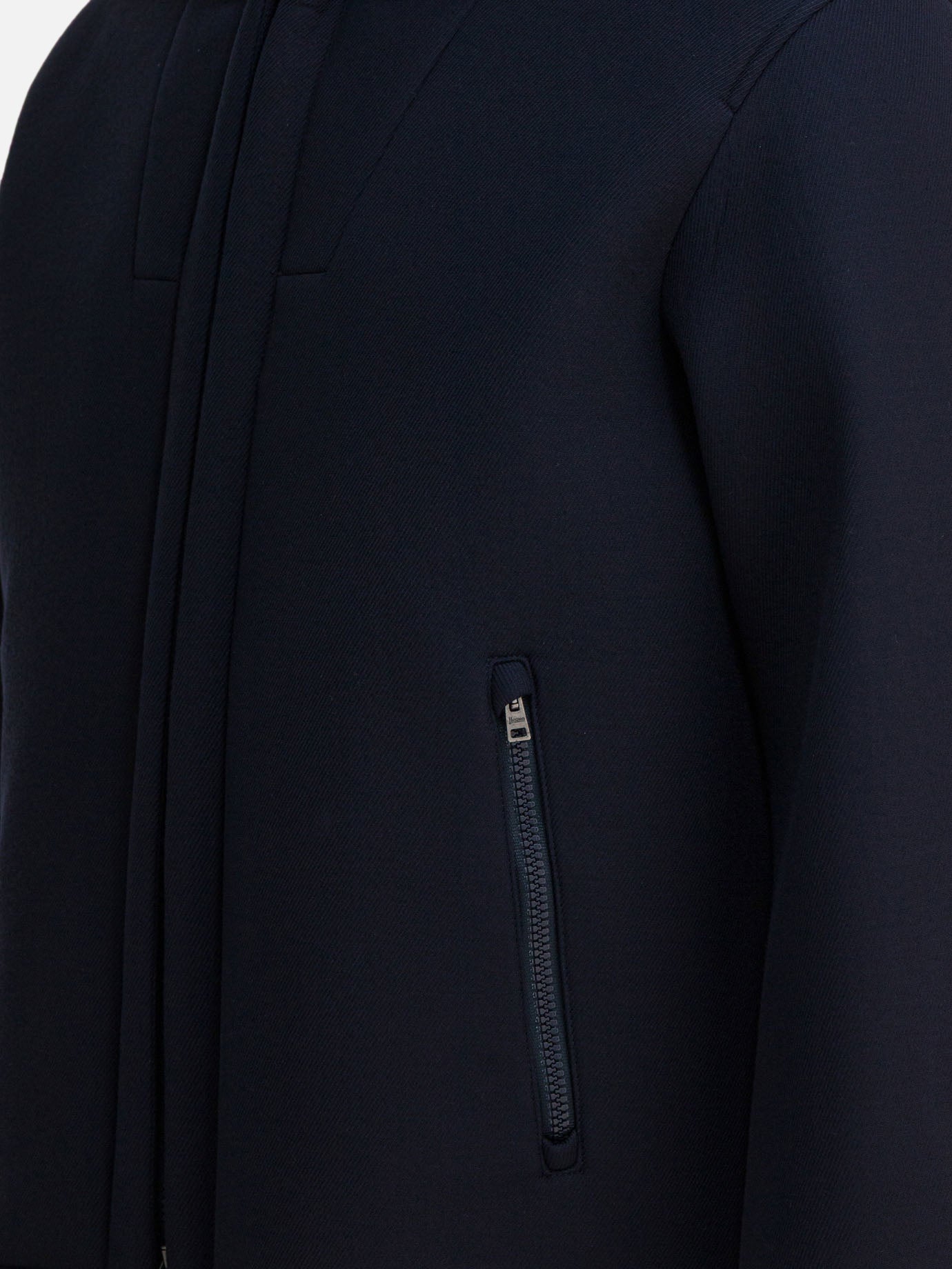 Short coats Solid colour  Blue - Herno Men | PDP | VIETTI Online Store | thumbnail_4