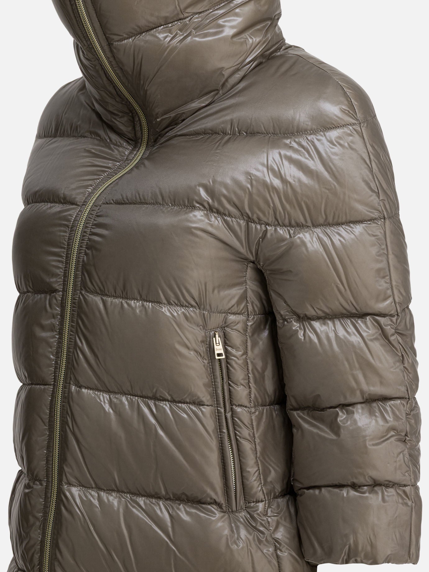 Down coats Solid colour  Brown - Herno Women | PDP | VIETTI Online Store | thumbnail_4