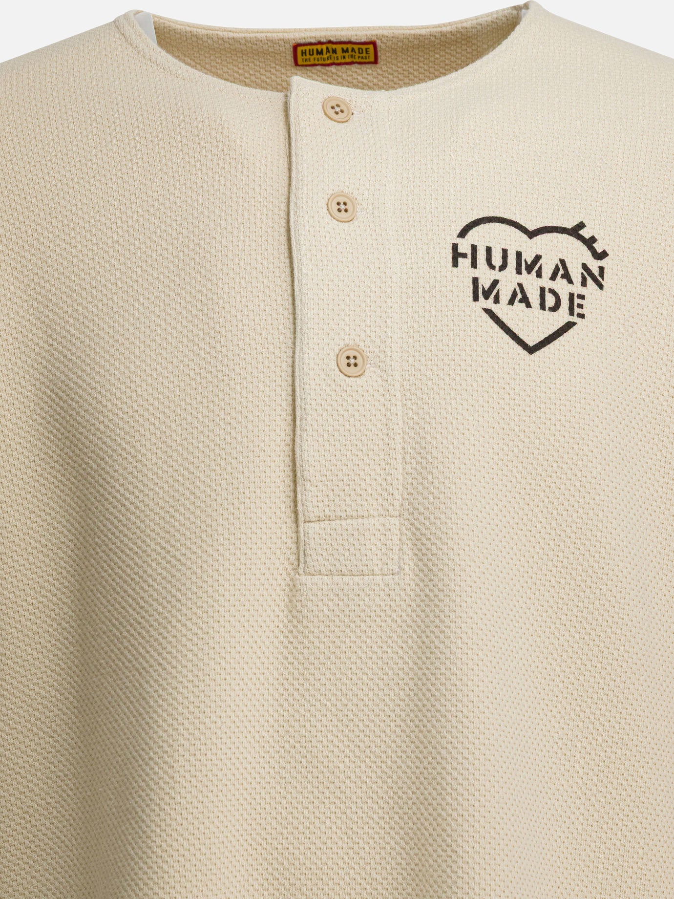 Henley t-shirts Logo  White - Human Made Men | PDP | VIETTI Online Store | thumbnail_3
