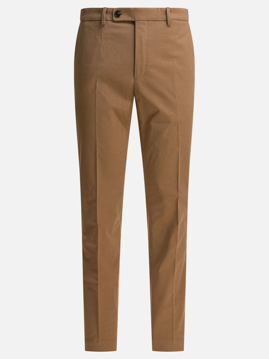 Tailored trousers Solid colour  Beige - Incotex Men | PDP | VIETTI Online Store 
