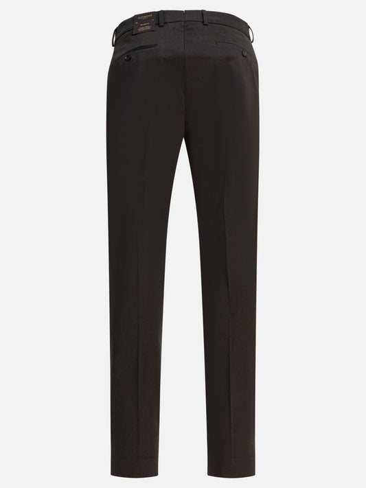 Tailored trousers Solid colour  Brown - Incotex Men | PDP | VIETTI Online Store | 2
