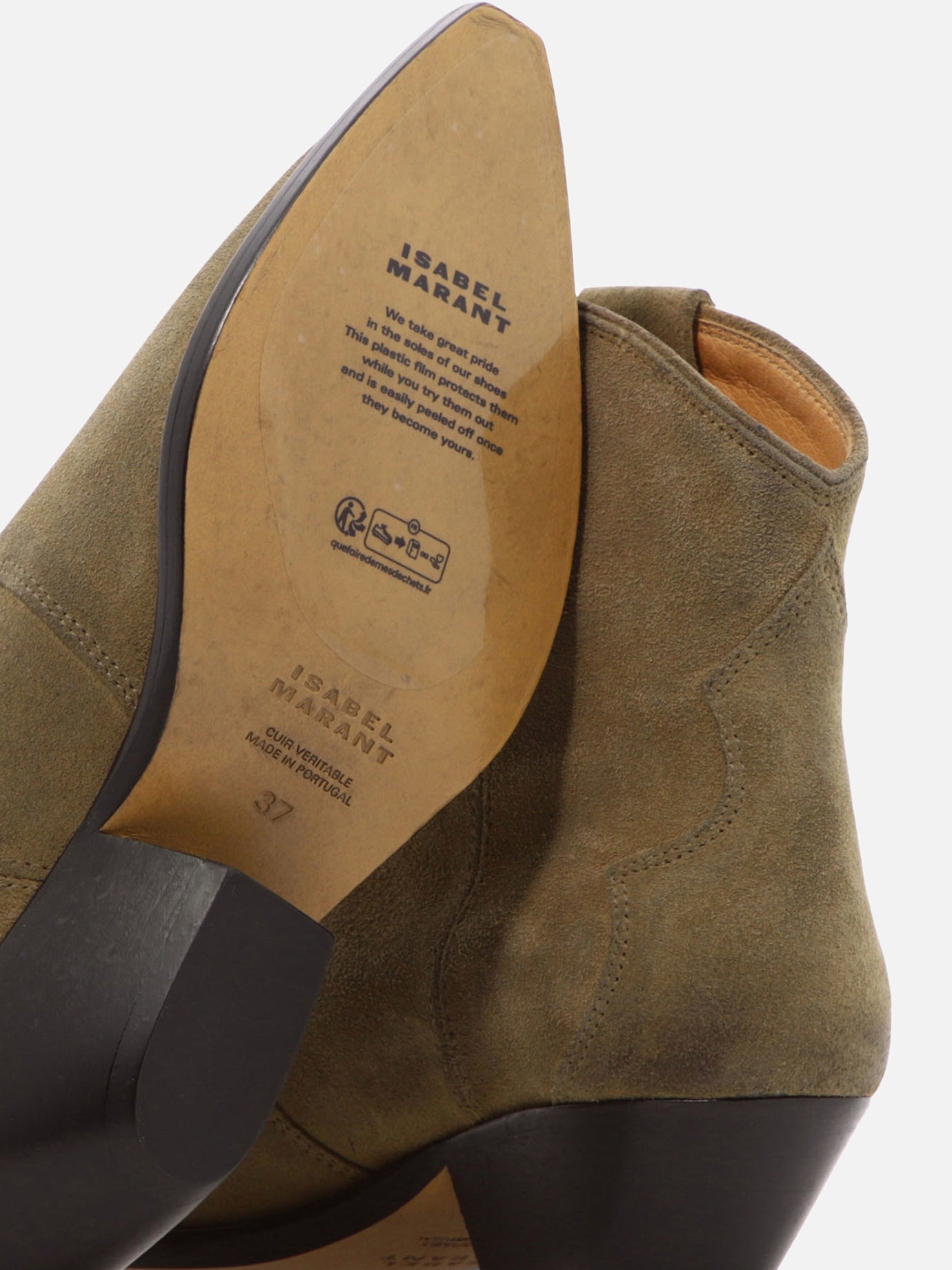 Isabel Marant &quot;Dewina&quot; ankle boots 40 mm 16066490_36 Beige thumbnail_5