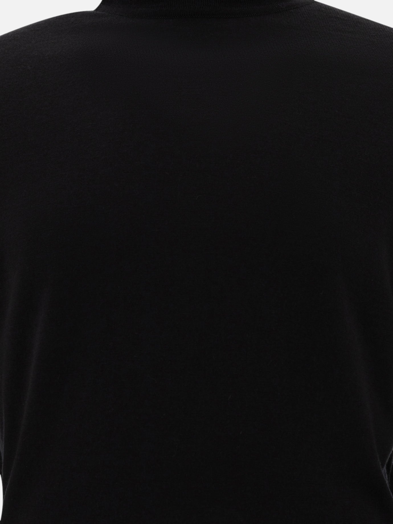 Turtleneck sweaters Solid colour  Black - John Smedley Men | PDP | VIETTI Online Store | Zoom-Modal_3
