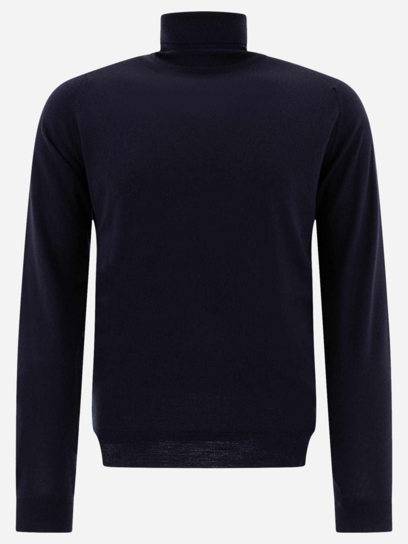 Turtleneck sweaters Solid colour  Blue - John Smedley Men | PDP | VIETTI Online Store | thumbnail