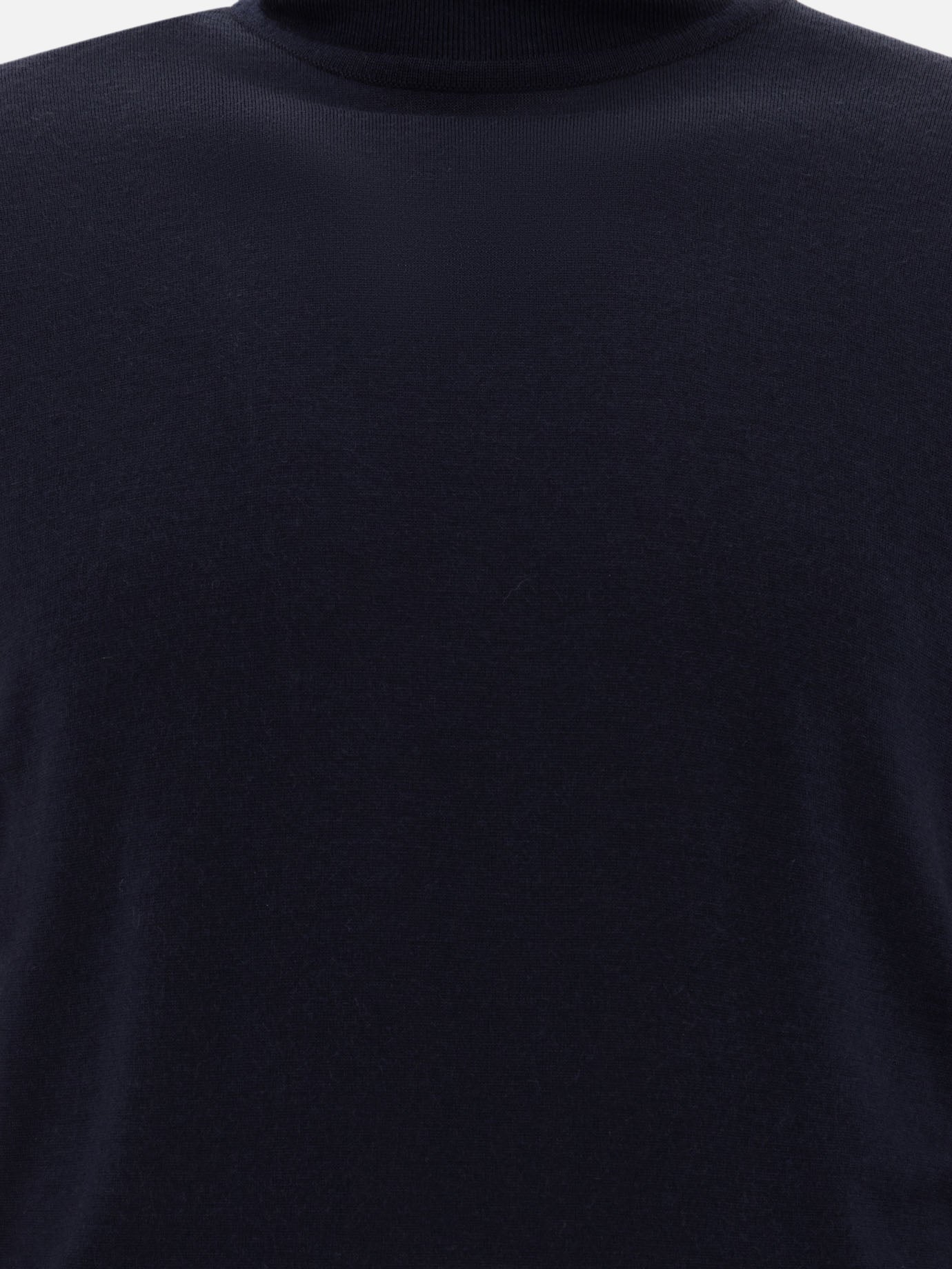 Turtleneck sweaters Solid colour  Blue - John Smedley Men | PDP | VIETTI Online Store | thumbnail_3