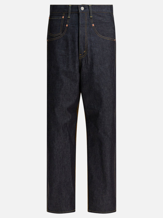 Straight-leg jeans Solid colour  Blue - Junya Watanabe MAN Men | PDP | VIETTI Online Store 
