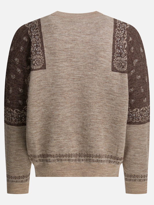 Crewneck sweaters Paisley  Brown - KAPITAL Men | PLP | VIETTI Online Store | 2
