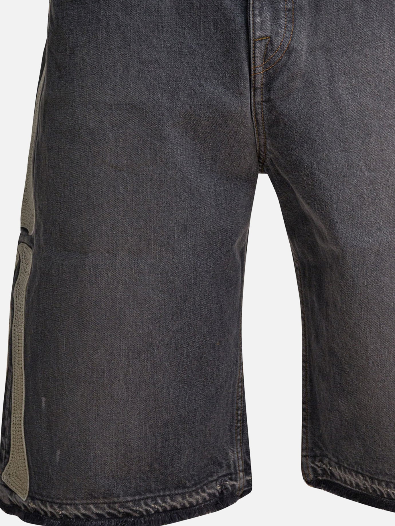 Five pockets shorts Solid colour  Grey - KAPITAL Men | PDP | VIETTI Online Store | Zoom-Modal_3

