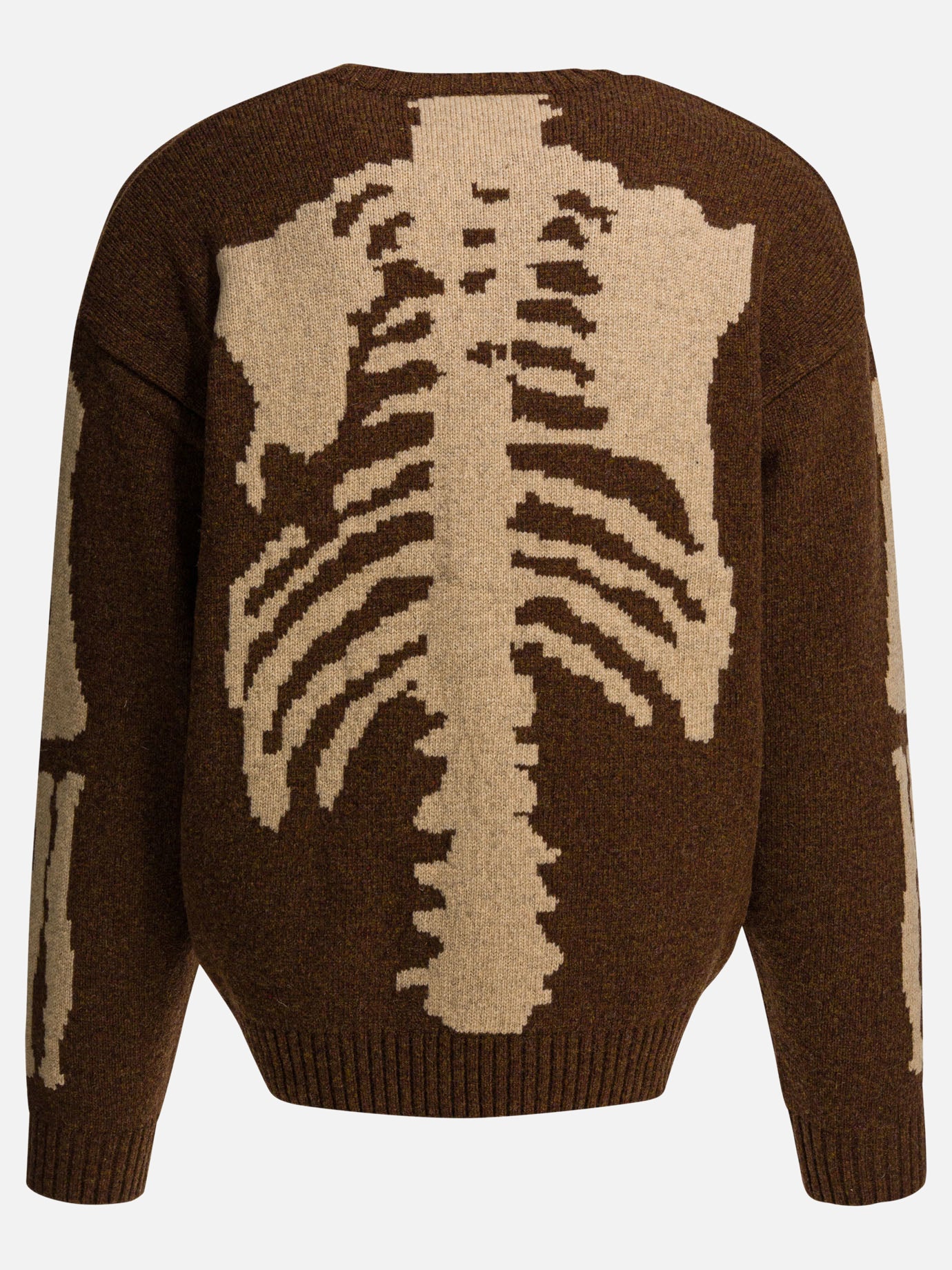 Crewneck sweaters Solid colour  Brown - KAPITAL Men | PDP | VIETTI Online Store | Zoom-Modal_2
