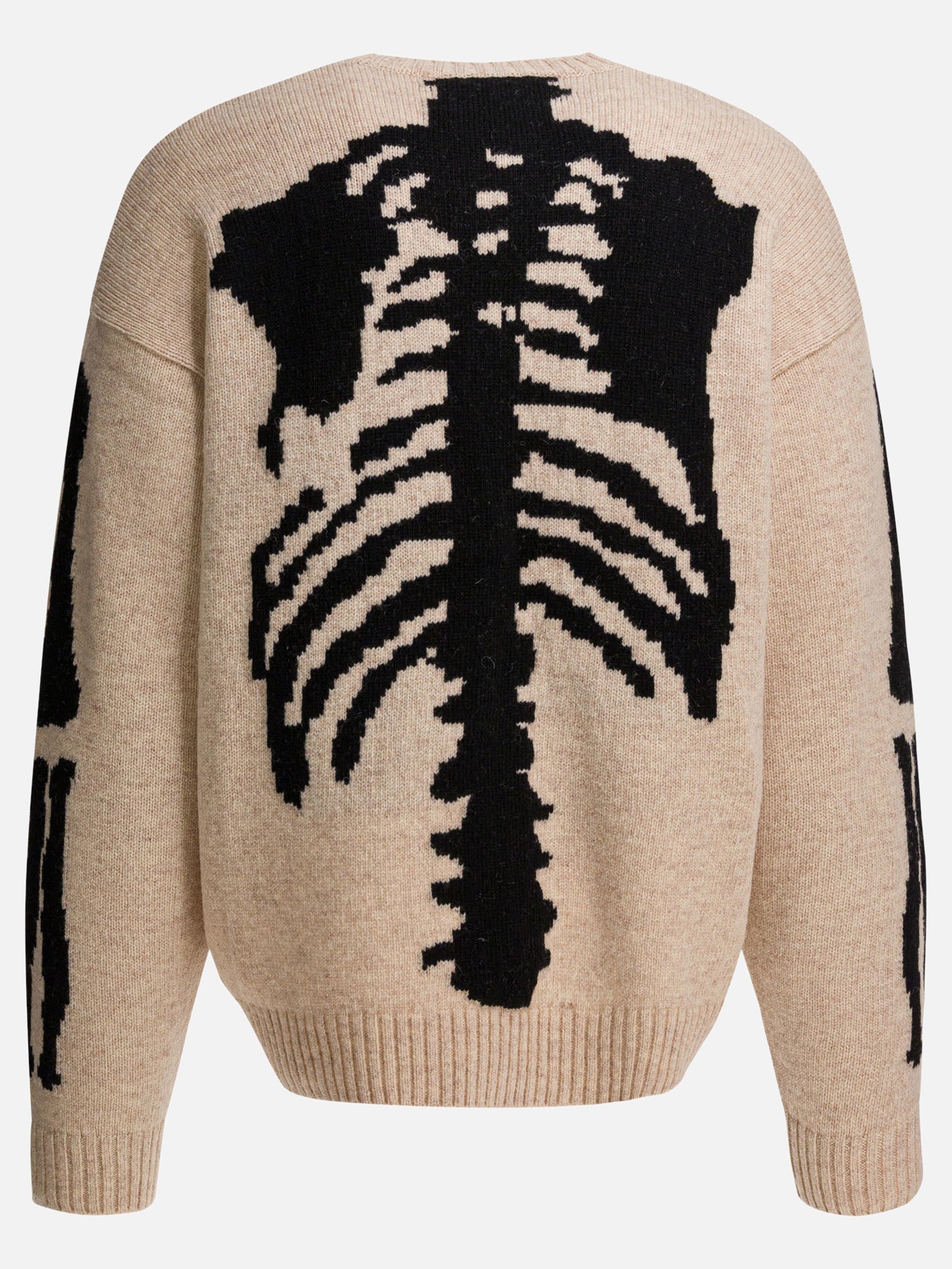 Crewneck sweaters Solid colour  Beige - KAPITAL Men | PDP | VIETTI Online Store | thumbnail_2