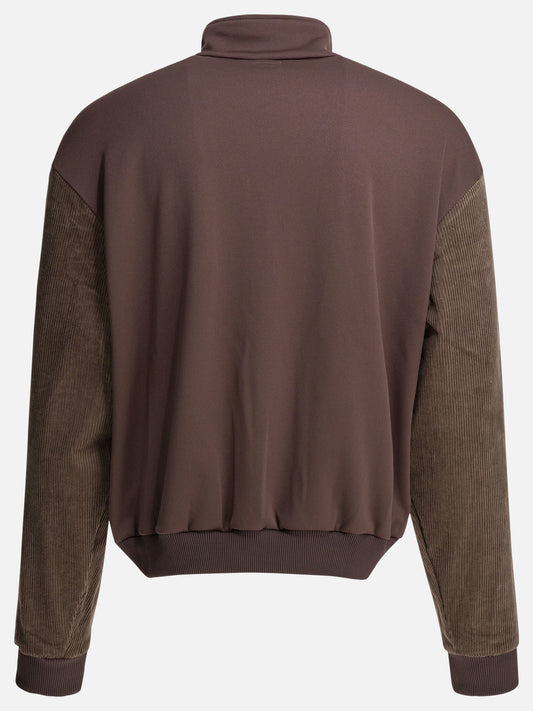 Full zip sweatshirts Solid colour  Brown - KAPITAL Men | VIETTI Online Store | 2
