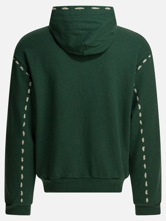 Hoodies Solid colour  Green - KAPITAL Men | VIETTI Online Store | 2
