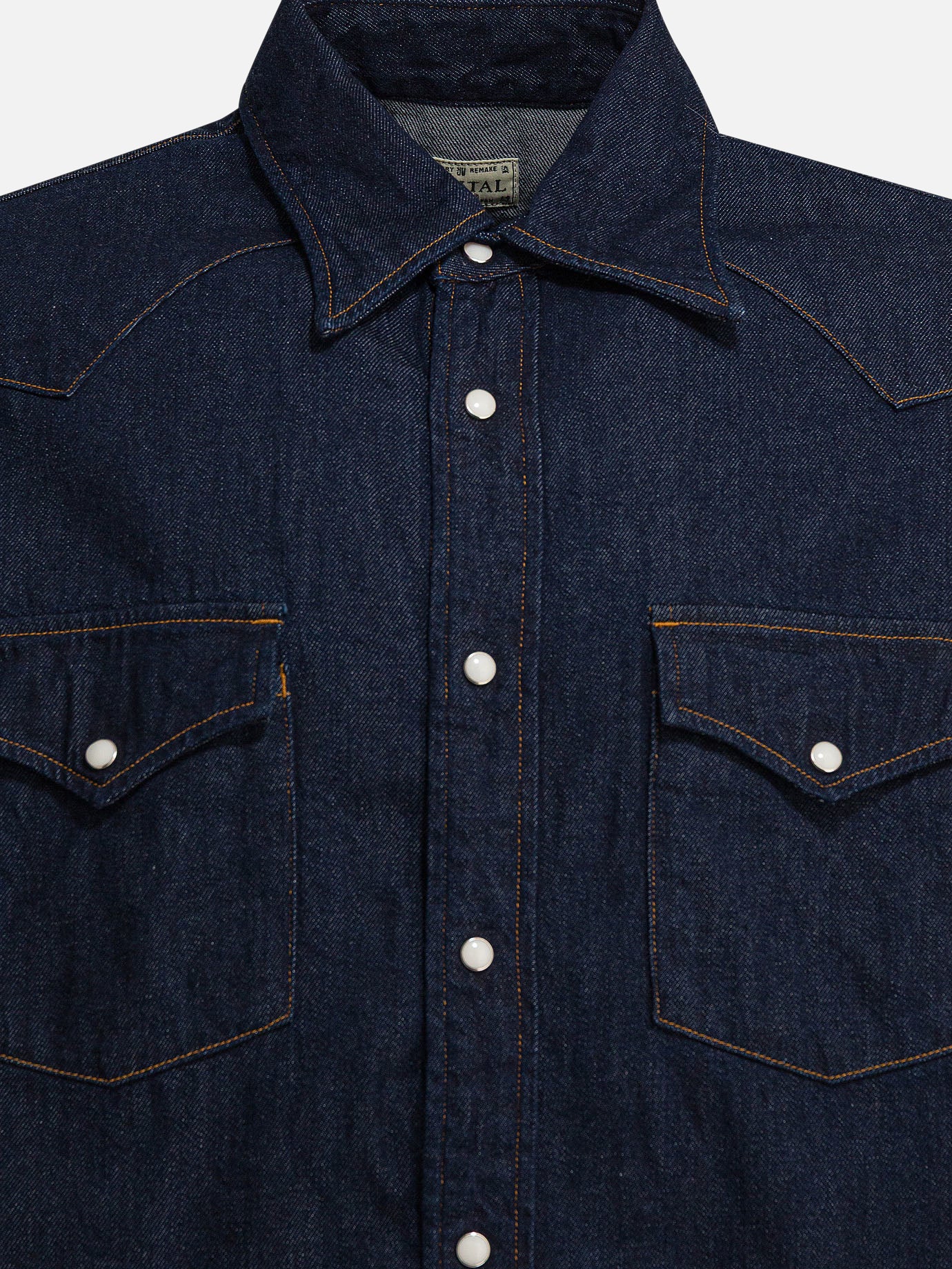 Casual shirts Solid colour  Blue - KAPITAL Men | PDP | VIETTI Online Store | Zoom-Modal_3
